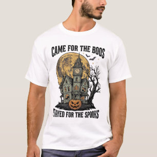 Grusel-Haus Halloween Vintage-Stich Spuk T T-Shirt
