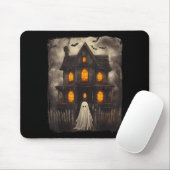 Grusel-Haus mit Geistern zum Halloween Mousepad (Mit Mouse)