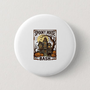 Grusel-Haus-Party Vintage-Stich Halloween-Dekorati Button