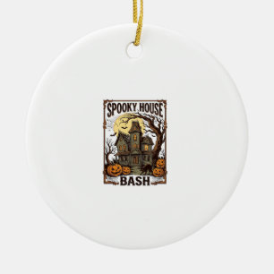 Grusel-Haus-Party Vintage-Stich Halloween-Dekorati Keramik Ornament