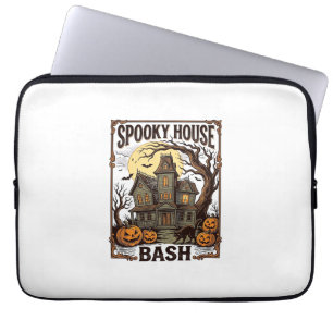 Grusel-Haus-Party Vintage-Stich Halloween-Dekorati Laptopschutzhülle
