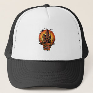 Grusel-Haus-Party Vintage-Stich Halloween-Dekorati Truckerkappe
