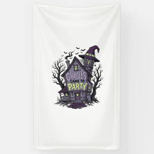 Grusel-Haus-Shirt Cute Gruselige Party Halloween D Banner
