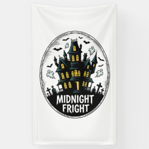 Grusel-Haus-Shirt Gruselige Nacht Halloween Vektor Banner