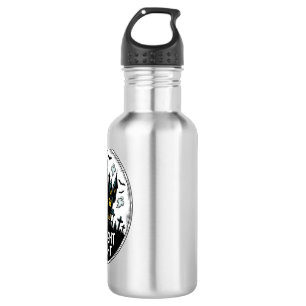 Grusel-Haus-Shirt Gruselige Nacht Halloween Vektor Edelstahlflasche