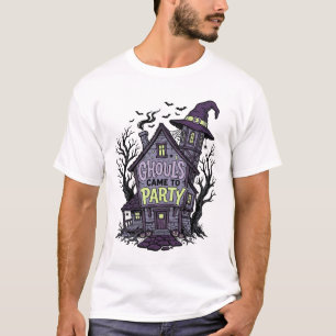 Grusel-Haus-Shirt Süß Gruselige Party Halloween De T-Shirt