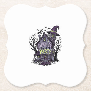 Grusel-Haus-Shirt Süß Gruselige Party Halloween De Untersetzer