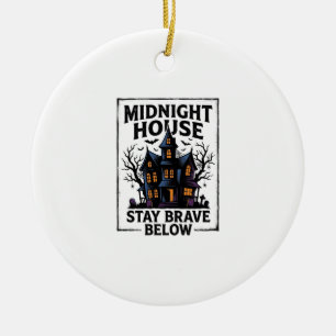 Grusel-Haus-Shirt Vintage-Spooky-Night-Design_1 Keramik Ornament