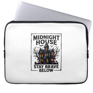 Grusel-Haus-Shirt Vintage-Spooky-Night-Design_1 Laptopschutzhülle