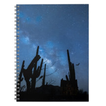 Grusel-Haus & Sternblaue Nacht Notizbuch