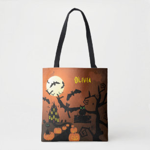 Grusel-Haus Süßigkeiten-Tüte Tasche