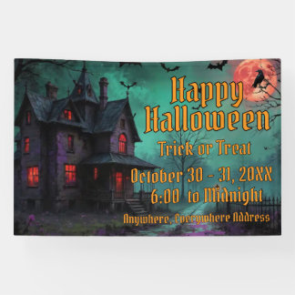 Grusel-Haus-Themenbanner Banner