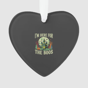 Grusel-Haus und Kürbis-Schrecken zu Halloween Ornament