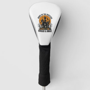 Grusel-Haus unruhige Tote Halloween-Kunst_ Golf Headcover