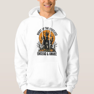 Grusel-Haus unruhige Tote Halloween-Kunst_ Hoodie