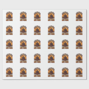 Grusel-Haus unserer Crew Halloween_1 Geschenkpapier