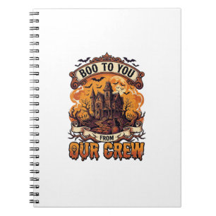 Grusel-Haus unserer Crew Halloween_1 Notizblock