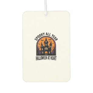 Grusel-Haus Vintage-Stich Halloween Gruselige Kuns Autolufterfrischer
