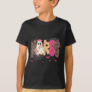 Grusel-Krankenschwester-Geist-Halloween-Kostüm Rn T-Shirt
