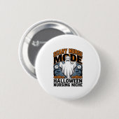Grusel-Krankenschwester-Kostüm-Halloween-Geist-Kra Button (Vorne & Hinten)