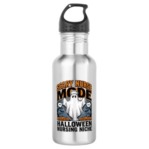 Grusel-Krankenschwester-Kostüm-Halloween-Geist-Kra Edelstahlflasche