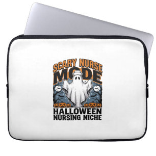 Grusel-Krankenschwester-Kostüm-Halloween-Geist-Kra Laptopschutzhülle