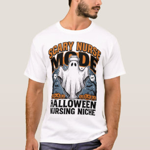 Grusel-Krankenschwester-Kostüm Halloween-Geist-Kra T-Shirt