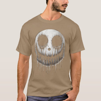 Grusel-Lächeln-Gesicht-Horrorfilm-Fan Mädchen T-Shirt