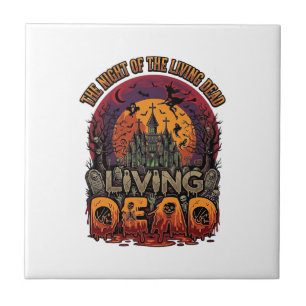 Grusel Living Dead Halloween Spukhaus Hexe Sk Fliese