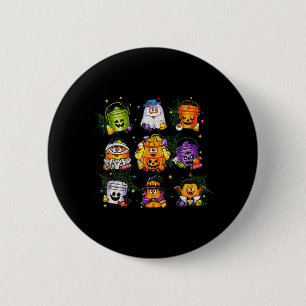 Grusel-Nuggets-Mahlzeit-Bucket Halloween-Hähnchen Button