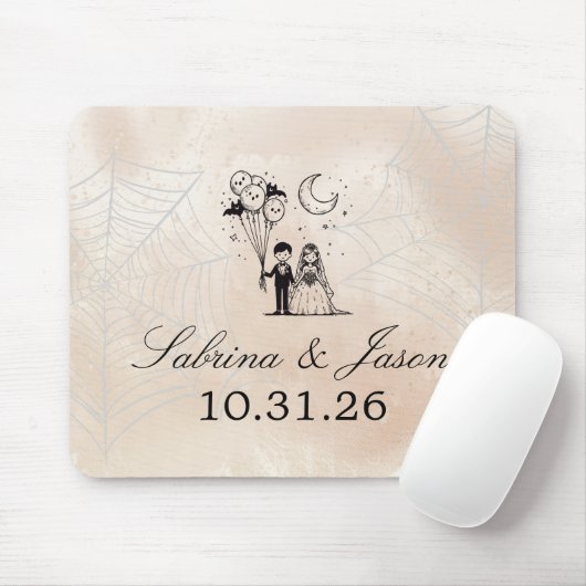 Grusel-Pärchen Mousepad (Mit Mouse)