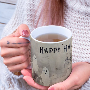 Grusel-Party für Erwachsene an Halloween mit Vinta Kaffeetasse