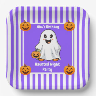 Grusel-Party-Geburtstagsfeier – Halloween-Nacht Pappteller