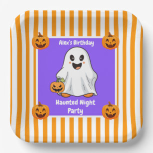 Grusel-Party-Geburtstagsfeier – Halloween-Nacht Pappteller