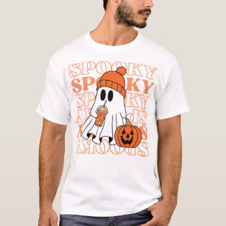 Grusel Relax Gespenst Frohes Halloween-Feier T-Shirt