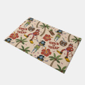 Grusel-Retro-Luau Fußmatte (Schrägansicht)
