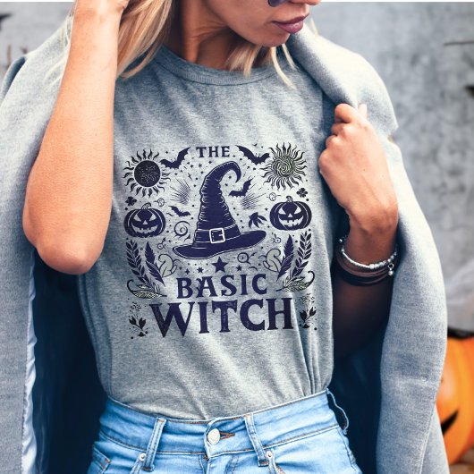 Grusel-Saison Basic Witch Witchcore Bekleidung T-Shirt