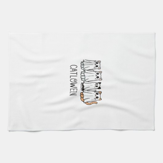 Grusel-Saison-Tanktop Geschirrtuch (Horizontal)