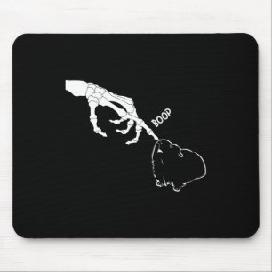 Grusel-Schweine-Skelett-Hand-Boop Lustig Gruselig  Mousepad