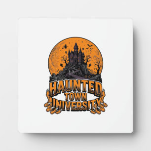 Grusel-Shirt der Haunted Town University im Vintag Fotoplatte