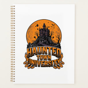 Grusel-Shirt der Haunted Town University im Vintag Planer
