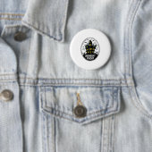 Grusel-Shirt Halloween-Vektor_1 Button (Beispiel)