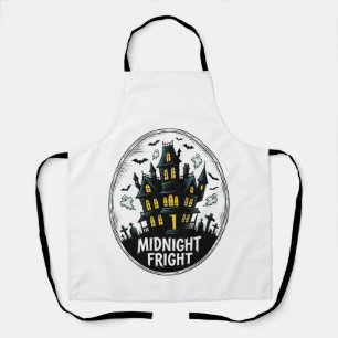 Grusel-Shirt Haus Schreckliche Nacht Halloween Vek Schürze