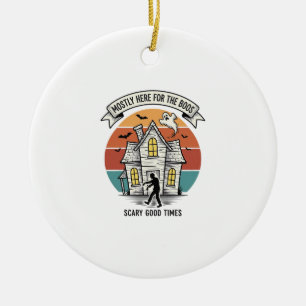 Grusel-Shirt Lustiges Vintage-Halloween-Spook Keramik Ornament