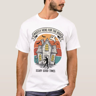 Grusel-Shirt Lustiges Vintage-Halloween-Spook  T-Shirt