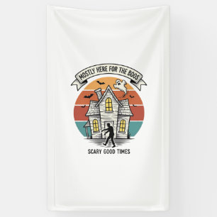 Grusel-Shirt Lustiges Vintage-Halloween-Spookshirt Banner