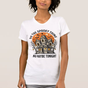Grusel-Shirt mit Spuk-Haus Vintage-Halloween-Desig T-Shirt