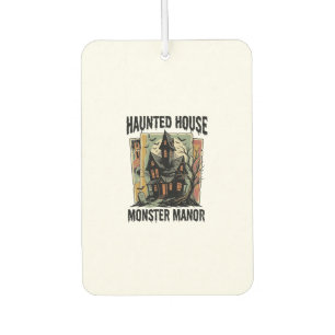 Grusel-Shirt mit Vintage-Design von Monster Manor Autolufterfrischer