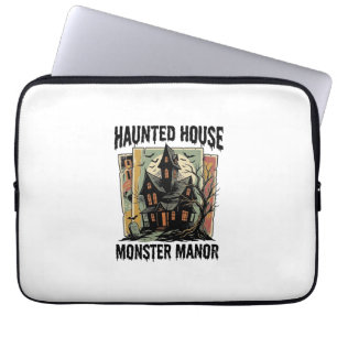 Grusel-Shirt mit Vintage-Design von Monster Manor Laptopschutzhülle