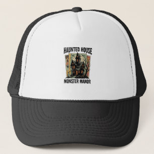 Grusel-Shirt mit Vintage-Design von Monster Manor Truckerkappe